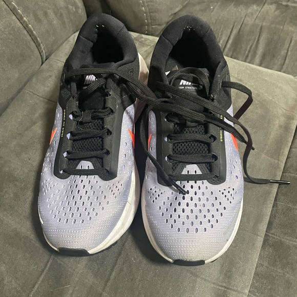 Nike women’s Air Zoom Structure 23 Indigo Haze Bright Mango, size 6 - Picture 3 of 4